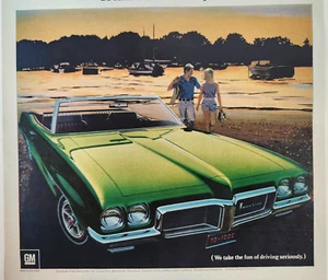 Pontiac Le Mans Sport Vintage 1970 Car Ad Magazine Print GM - Picture 1 of 6