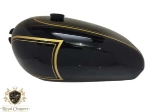 Compatible Para BSA Dorado Flash A10 Émbolo Modelo Negro Pintado Gas Petrol Tank - Imagen 1 de 4