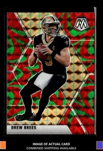 2020 Panini Mosaic #142 Drew Brees Prizm Reactive Green Saints - Bild 1 von 2