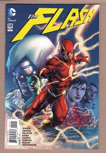 THE FLASH #50 (DC COMICS, 2016) Ivan Reis cover art SPECIAL ANNIVERSARY ISSUE - Picture 1 of 2