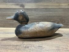 Antique Vintage Wood Duck Decoy **MASON** Scaup Blue Bill Drake Painted Eye 