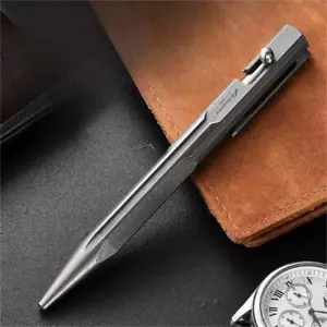 Bolígrafo de acción con perno de titanio EDC bolígrafo de bolsillo oficina de negocios regalo para escribir - Imagen 1 de 11