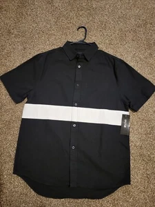 SPLIT HERREN BUTTON DOWN SHIRT GRÖSSE MEDIUM KURZARM - Bild 1 von 10