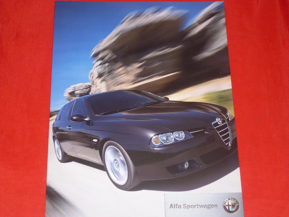Folleto ALFA ROMEO 156 tipo 932 Sportwagon folleto Depliant Folleto de 2004 Foto 1 de 1