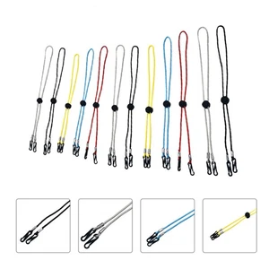 12 Pcs Mask Cord Rope Belt Adjustable Face Mask Lanyard with Clip Practical - Picture 1 of 12