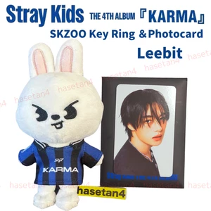 ÁLBUM KARMA STRAY KIDS SKZOO ver. LLAVERO Leebit con tarjeta fotográfica Lee Know - Imagen 1 de 3