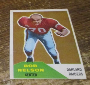 1960 Fleer Bob Nelson #83 AFL football card - Oakland Raiders - VG - Picture 1 of 2