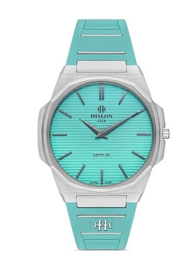 Hislon Men's Watch Ultra Slim Sapphire Glass Turquoise New Collection DUTY FREE - Image 1 of 4