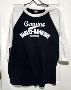 California Harley Davidson 3/4 Arm Baseball Shirt Damen XL - Bild 1 von 3