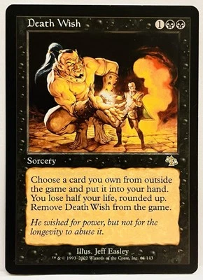Death Wish - #64-MTG-Judgment-Regular-NM - Image 1 of 2