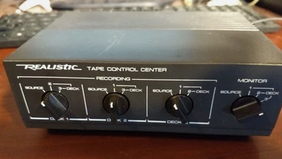 Realistic Tape Control Center works Three Deck Stereo Model 42-2115 Radio Shack - Image 1 of 4