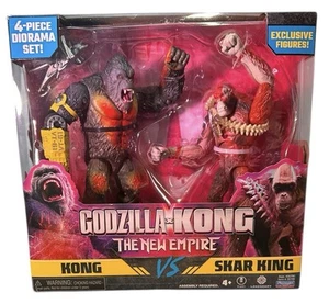 Godzilla x Kong The New Empire Kong vs Skar King 2 Pack Action Figures NEW - Picture 1 of 6