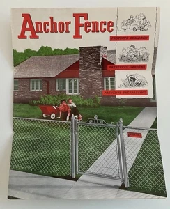 Brochure - Anchor Fence 1954 - Anchor Post Fence Division  - Picture 1 of 6