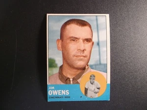 1963 Topps Baseball Jim Owens Karte # 483 - Bild 1 von 2