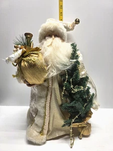 Figura de Papá Noel Lifestyle Studios 2002 con caja - oro blanco edición limitada - Imagen 1 de 13