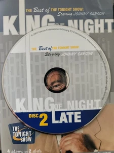 The Best of The Tonight Show King of Late Night (DVD) DISC #2 ONLY Johnny Carson - Picture 1 of 2