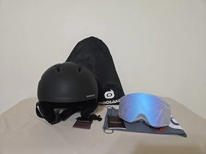 Odoland Ski Helmet, Snowboard Helmet with Ski Goggles,Audio Compatible,Windproof - Picture 1 of 10