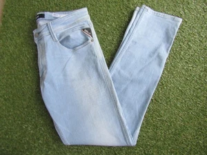 Jeans ajustados Replay Anbass M914 - Cintura 33" Pierna 32" W33 L32 - Azul claro - Imagen 1 de 6