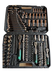 216 Stück Steck-/ Reparaturwerkzeugsatz, Ratschen-/Knarrenkasten, Profiwerkzeug - Bild 1 von 2
