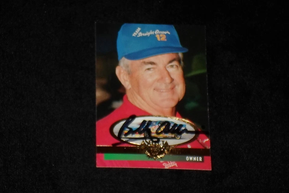 BOBBY ALLISON 1995 SELECT AUTOGRAPHED CARD #75 RACING LEGEND - Image 1 of 1