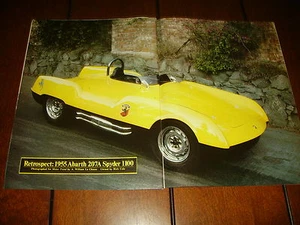 1955 ABARTH 207A SPYDER 1100 FIAT ***ORIGINAL 1982 ARTICLE*** - Picture 1 of 4