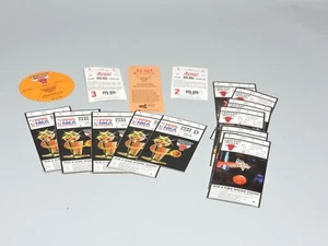 1995 NBA Bulls Season & Playoff Ticket Stubs - Michael Jordan Era MJ wore #45 - Bild 1 von 4