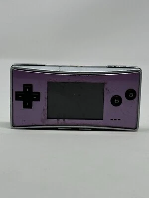 Nintendo OXY-S-BA PÚRPURA EE. UU. Game Boy Micro con Cargador Probado y ¡ENVÍO EL MISMO DÍA!! Foto 1 de 4