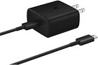 Samsung Genuine 15W USB-C Fast Charging Wall Charger EP-T1510XBEGUS (Black)