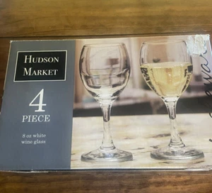 Circleware Hudson Market 4 Piece White Wine Glass 8oz 4345 - Picture 1 of 2