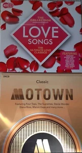 Classic Motown & Love Song Cds - Various Artists - Brand New - Picture 1 of 5