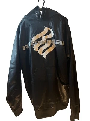 Vintage Rocawear Jacket / Hoody Logo XXL Black Asap Rocky Wu Tang Y2k Jay Z - Image 1 of 4