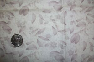 RJR Sentimental Florals The Violet Patch Vintage White Cotton Quilt Fabric 1/2