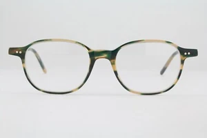 Rare Authentic Jean Lafont VILLON 4042 48mm Green Beige Tortoise Glasses France - Picture 1 of 5