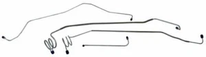 Fits 1981-87 Chevrolet C10 Front Brake Line Set Power Front Brakes FBL428 - Picture 1 of 2