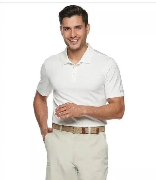 Polo Fila Para Hombres XXL Deportivo Golf Ajuste Atlético Pro Core Piqué Rendimiento Nuevo con Etiquetas Blanco Foto 1 de 1
