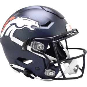 Casco de fútbol americano auténtico tamaño completo Denver Broncos 2024 Riddell SpeedFlex - Imagen 1 de 4
