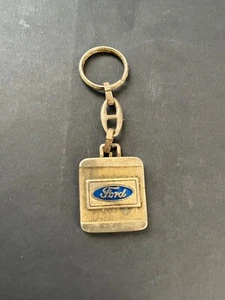 Vintage keychain key-ring ford cars classic car classics blue #Y7 - Picture 1 of 4