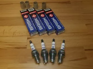 4x BRISK YS Silver Spark Plugs fits: Ford Transit 2.3i & LPG Autogas y2000-2006 - Picture 1 of 8