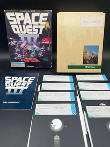 Space Quest III/ 3 - PC BIG BOX / OVP - German(English Box) - 5,25'' Floppy/Disk - Bild 1 von 12