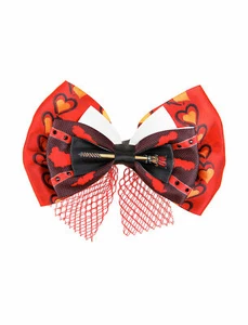 Disney Alice In Wonderland Through Looking Glass Red Queen Cosplay Hair Bow Clip - Picture 1 of 3