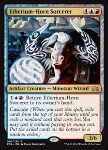 MTG - Etherium-Horn Sorcerer - Planechase Anthology - NM, English Magic FLAT RAT - Image 1 of 1