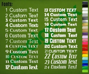 Personalized Name Vinyl Sticker Word Text sentence Font Sticker industrial - Picture 1 of 5