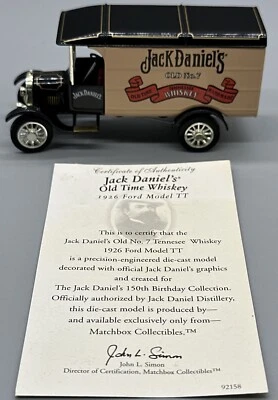 Matchbox 92158 Jack Daniel’s Old No.7 Platinum Edition 1926 Ford Model TT w/COA - Image 1 of 4