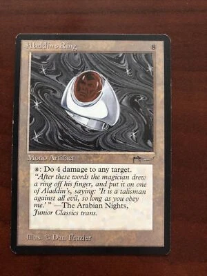 Aladdin's Ring (x1) - Arabian Nights **SEE SCAN** EX/NM _ R57 _ 4RCards - Image 1 of 2