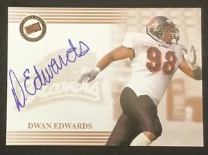     2004 Press Pass Football  Autograph Trading Card Dwan Edwards  NM-MT - Bild 1 von 2