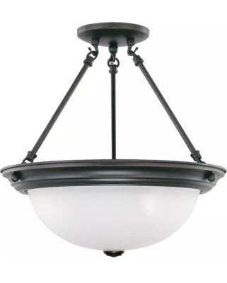 Nuvo Lighting 60/3151 3 luces 15-1/4" W techo semi-enjuagable - multicolor Foto 1 de 4