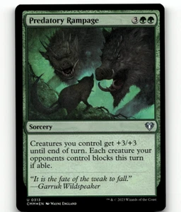 FOIL - MTG - Predatory Rampage 313 - Commander Masters - UC - Bild 1 von 1