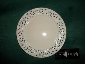 Placa de servir ornamental de borde de ""encaje"" para zona de estar 22 cm de diámetro calidad fina - Imagen 1 de 6