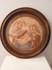 Botticelli Art Mary & Jesus With Angels Round Gilt  Picture Religious Read Descr