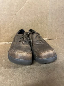 Red Wing Worx Women 9.5M Lace Up Steel Toe Slip Resistant Work Shoes Brown LB29 - Picture 1 of 5